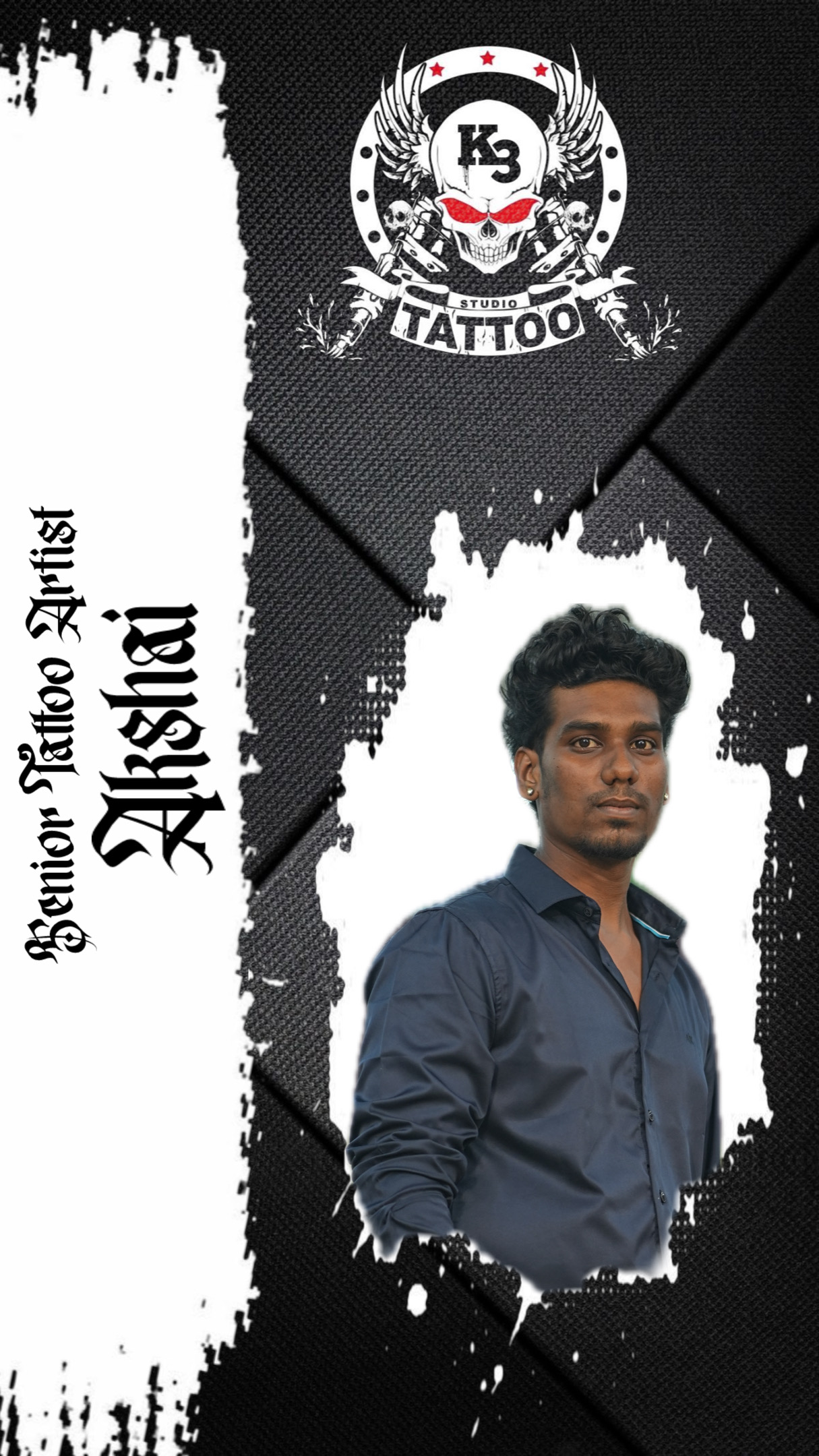 Akshai, Senior Tattoo Artist at K3 Tattoo Studio